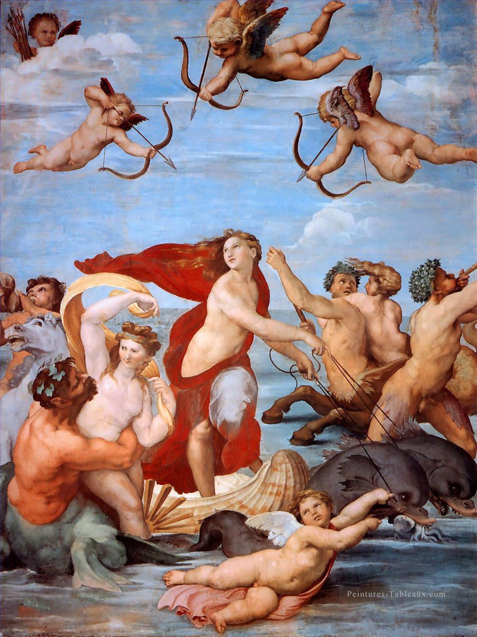 Galatée 2 Renaissance Raphaël Peintures à l'huile